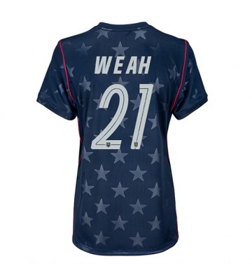 Förenta stater Timothy Weah #21 Bortatröja Dam VM 2026 Kortärmad